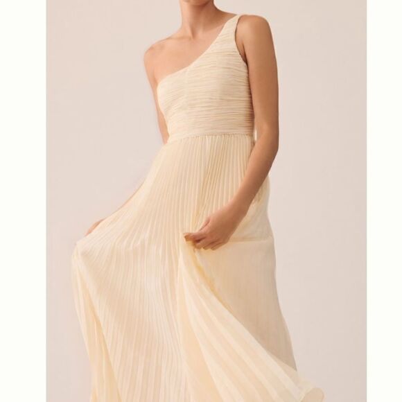Forever That Girl One-Shoulder Pleated Dress - Picture 1 of 9